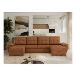 Narożnik UMBRIA U - uniwersalny - pomarańczowy, struktura