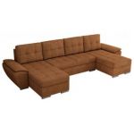 Narożnik UMBRIA U - uniwersalny - pomarańczowy, struktura