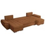 Narożnik UMBRIA U - uniwersalny - pomarańczowy, struktura