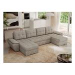 Narożnik UMBRIA U - uniwersalny - beżowy, struktura