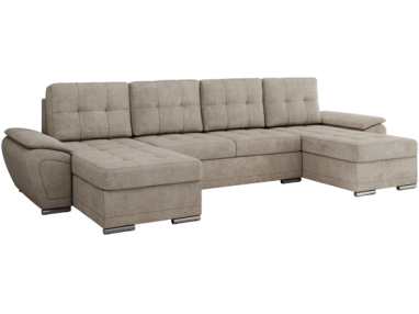 Narożnik UMBRIA U - uniwersalny - beżowy, struktura