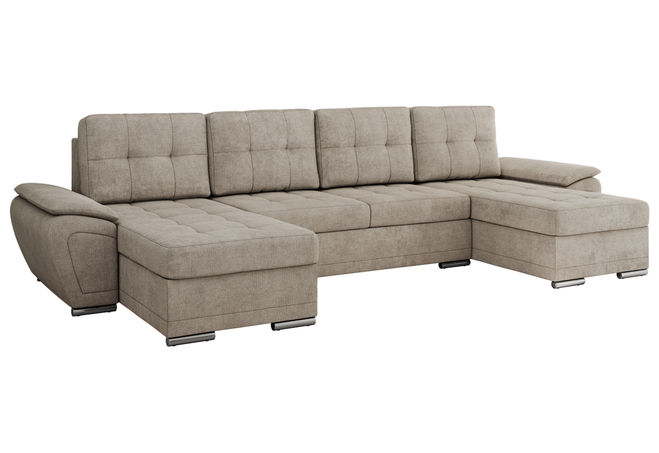 Narożnik UMBRIA U - uniwersalny - beżowy, struktura