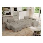 Narożnik UMBRIA U - uniwersalny - beżowy, struktura