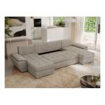 Narożnik UMBRIA U - uniwersalny - beżowy, struktura