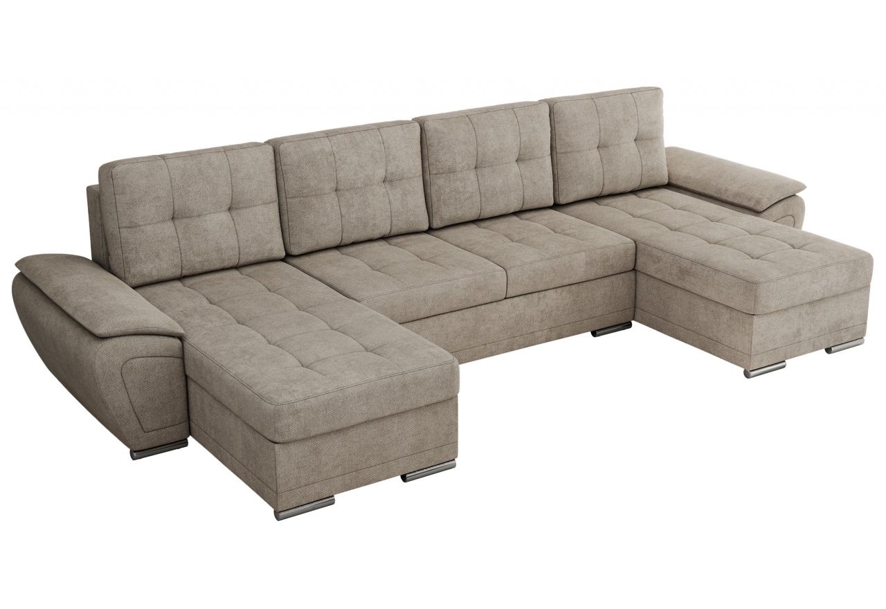 Narożnik UMBRIA U - uniwersalny - beżowy, struktura