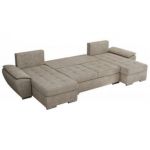 Narożnik UMBRIA U - uniwersalny - beżowy, struktura