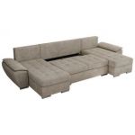 Narożnik UMBRIA U - uniwersalny - beżowy, struktura