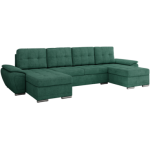 Narożnik UMBRIA U - uniwersalny - ciemnozielony, struktura