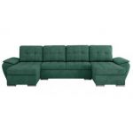 Narożnik UMBRIA U - uniwersalny - ciemnozielony, struktura