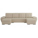 Narożnik UMBRIA U - uniwersalny - kremowy, boucle