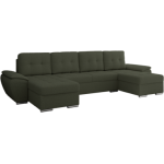 Narożnik UMBRIA U - uniwersalny - zielony, boucle