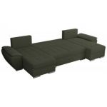 Narożnik UMBRIA U - uniwersalny - zielony, boucle