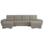 Narożnik UMBRIA U - uniwersalny - jasnoszary, boucle