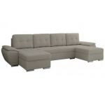 Narożnik UMBRIA U - uniwersalny - jasnoszary, boucle