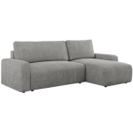 Narożnik ARGOS L - uniwersalny - jasnoszary, struktura