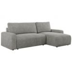 Narożnik ARGOS L - uniwersalny - jasnoszary, struktura