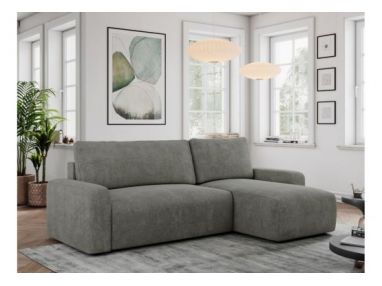 Narożnik ARGOS L - uniwersalny - szary, struktura