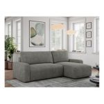 Narożnik ARGOS L - uniwersalny - szary, struktura