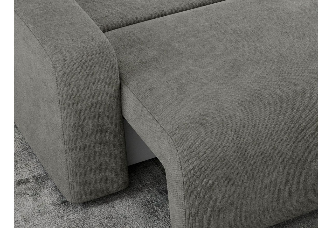 Narożnik ARGOS L - uniwersalny - szary, struktura