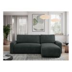 Narożnik ARGOS L - uniwersalny - ciemnoszary, struktura