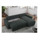 Narożnik ARGOS L - uniwersalny - ciemnoszary, struktura