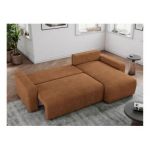 Narożnik ARGOS L - uniwersalny - pomarańczowy, struktura