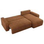 Narożnik ARGOS L - uniwersalny - pomarańczowy, struktura