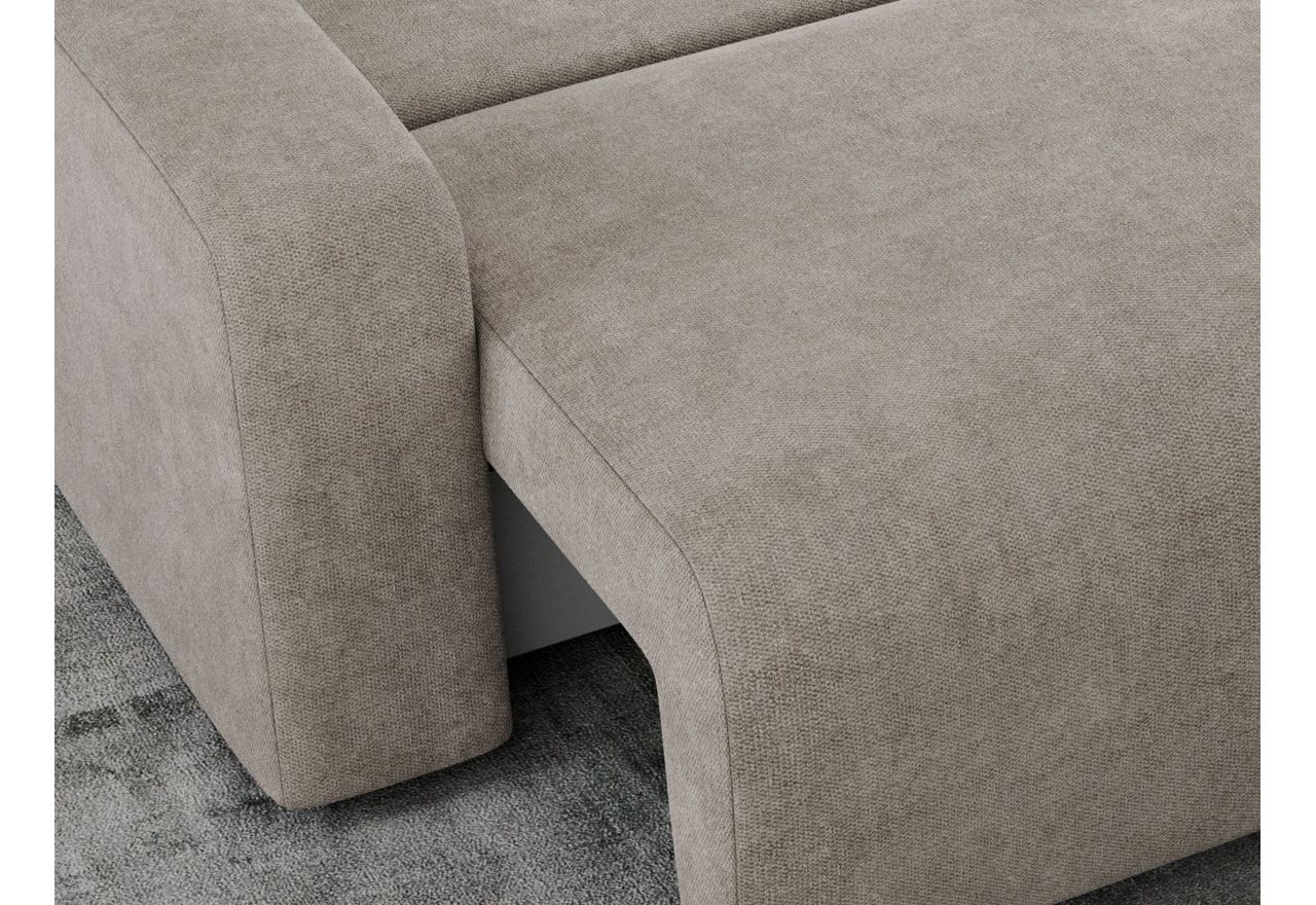 Narożnik ARGOS L - uniwersalny - beżowy, struktura