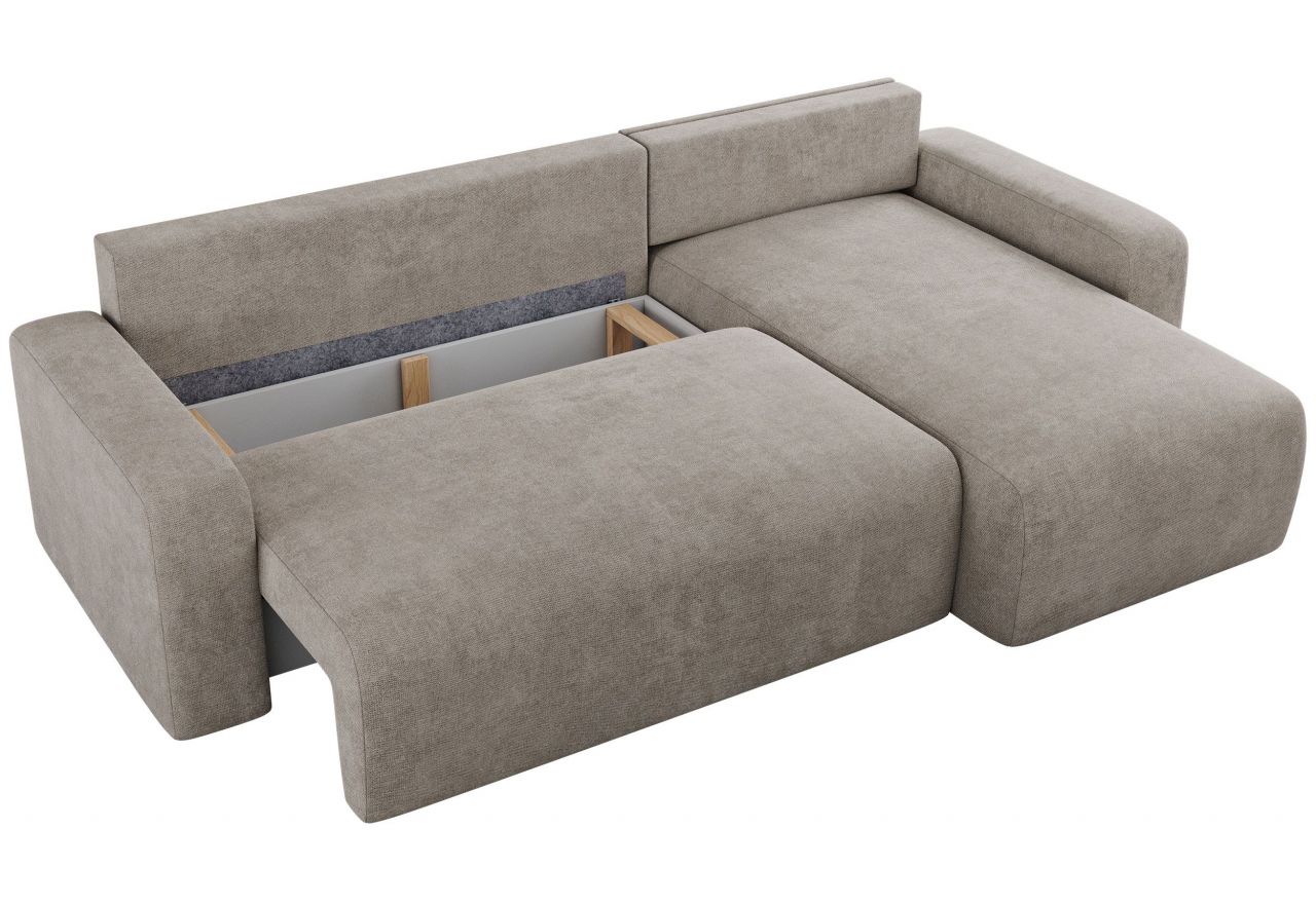 Narożnik ARGOS L - uniwersalny - beżowy, struktura