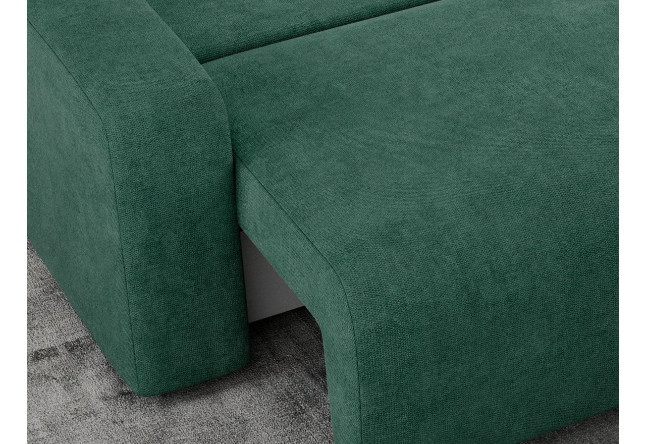 Narożnik ARGOS L - uniwersalny - zielony, struktura