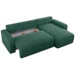 Narożnik ARGOS L - uniwersalny - zielony, struktura