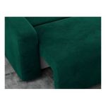 Narożnik ARGOS L - uniwersalny - ciemnozielony, welwet