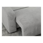 Narożnik ARGOS L - uniwersalny - jasnoszary, welwet