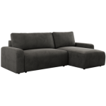 Narożnik ARGOS L - uniwersalny - ciemnoszary, welwet