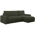 Narożnik ARGOS L - uniwersalny - ciemnozielony, boucle