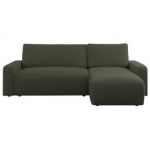 Narożnik ARGOS L - uniwersalny - ciemnozielony, boucle