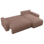 Narożnik ARGOS L - uniwersalny - różowy, boucle