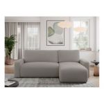 Narożnik ARGOS L - uniwersalny - szary, boucle