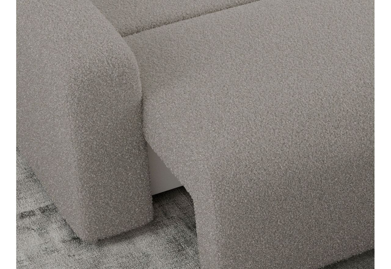 Narożnik ARGOS L - uniwersalny - szary, boucle