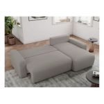 Narożnik ARGOS L - uniwersalny - szary, boucle