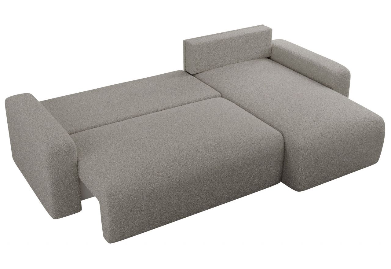 Narożnik ARGOS L - uniwersalny - szary, boucle