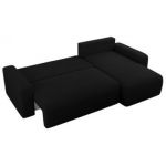 Narożnik ARGOS L - uniwersalny - czarny, boucle