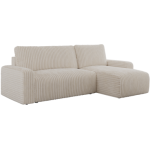 Narożnik ARGOS L - uniwersalny - beżowy, sztruks