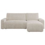 Narożnik ARGOS L - uniwersalny - beżowy, sztruks