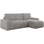 Narożnik ARGOS L - uniwersalny - jasnoszary, sztruks