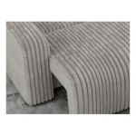 Narożnik ARGOS L - uniwersalny - jasnoszary, sztruks