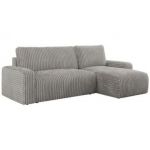 Narożnik ARGOS L - uniwersalny - jasnoszary, sztruks