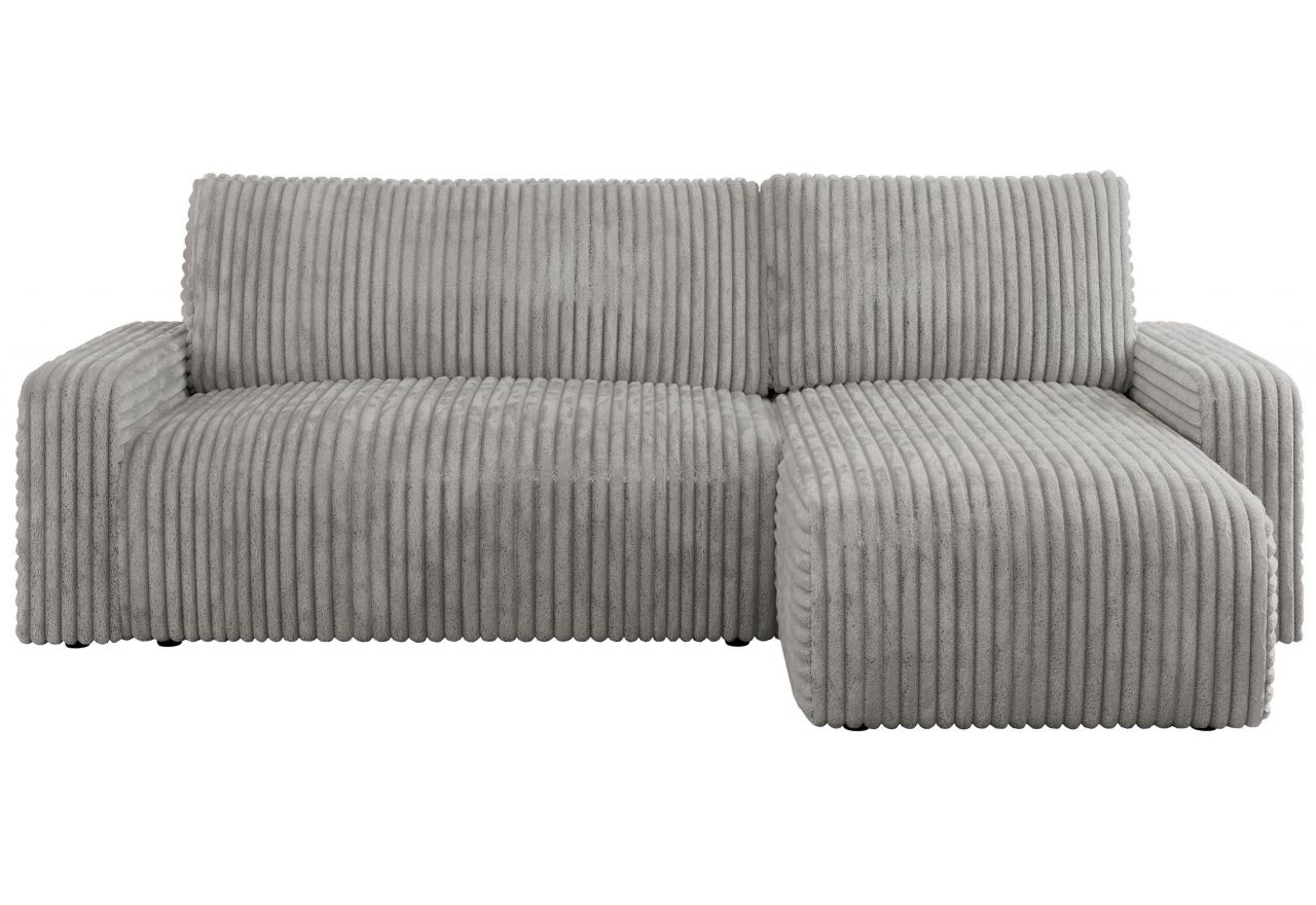 Narożnik ARGOS L - uniwersalny - jasnoszary, sztruks