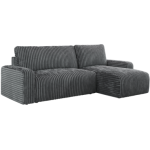 Narożnik ARGOS L - uniwersalny - szary, sztruks