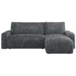 Narożnik ARGOS L - uniwersalny - szary, sztruks